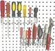 Rightarrange Pegboard Tool Organizers, 2-Pack - Screwdriver Holder And/Or Pliers