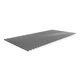 Tennsco Bsd-9648 Decking, Steel, 96 In W, 48 In D, Industrial Gray, Powder