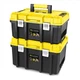 PM PERFORMOTOR 2pcs Tool Boxes Set - Lockable Organizer Storage Portable Tool...