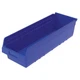 AKRO-MILS 30084BLUE Shelf Bin,Blue,Plastic,6 in 40J797
