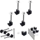 Aluminum Black Pickup Truck Tool Box Tie Downs Crossover 4 Pack