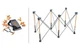 Bora Portamate 30In X 24In X 48In Steel Centipede Work Support Sawhorse With