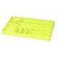 Ernst Mfg 5017HV 10 Compartment Tray Hi-Viz Classic Tool Organizer Hi-Viz Yellow