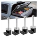 4PCS Truck Tool Box Mounting Kit, J Hook Toolbox 3.7&times;1.08 inch, Black 