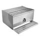 VEVOR Semi-Truck Step Tool Box, 30" x 29.5" x 15.8" Heavy Duty Aluminum Diamond 