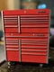 Vintage Snap On Tools Mini 9" Tall Red Tool Box Bank Replica KRL-1001 KRL-1201