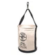 KLEIN TOOLS 5109S Bucket Bag,Canvas,Straight Wall,OffWhite 2DFP4