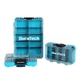 DuraTech 3 Pieces Small Parts Organizer, 14 Compartments, Removable Dividers,...