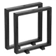 uxcell 2 Pcs 3D Floating Display Case, 7.1 x x x 0.8 Inch, Black