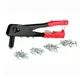 Hyper Tough 9.5" Steel Hand Riveter With 40 Rivets