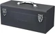 Edward Tools Metal ToolBox - Heavy Duty Portable Tool Box 19", Black 