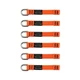 Ergodyne Squids 3700 Web Tool Tail Attachments, 6-Pack, 2 Pounds, Medium Leng...