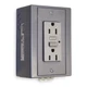 HUBBELL DRUBGFI15 DINRailRecept,Gry,15A,GFCI,2P3W,Side,1PK 1DNV5