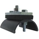Dayton Festoon End Clamp,1/4 In,Flat 33N270 Dayton 33N270 190735260982
