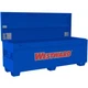 WESTWARD  Jobsite Box,Padlockable,Blue,14 ga 817ZE3