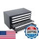 Vevor Five-Drawer 2-56-12-28 Steel Dispenser Organizer Labels 60-Compartment