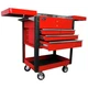 Homak RD06043500 35 in. 4-Drawer Slide Top Cart (Red) New