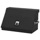 Montezuma Sm200b Triangle Top Chest, Black, Steel, 23-1/2 In W X 13-3/4 In D X