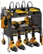 CCCEI Modular Power Tool Organizer Wall Mount with Charging Station. Red