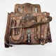 Vintage Klein 11 Pocket Leather Tool Pouch Lineman No. 5167 Holder 