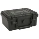 Strongway 9in. Plastic Storage Box, Water Resistant, Black