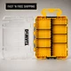 DEWALT 8-Compartment Tool Organizer Custom Dividers Tough Case Storage