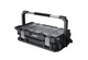 Husky Tool Parts Organizer Box Stackable Portable 22 Bin Cantilever Black