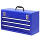 BIG RED 3 Drawer 20" Metal Tool Box Portable Steel Tool Chest with Ball-Bearing 