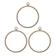 PATIKIL 8inch Embroidery Hoops, 3Pieces Imitated Wood Circle Frame 