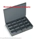6 Metal, 16 Compartment / Hole Storage tray's for Nuts, Bolts & Washers 209