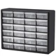 Akro-Mils 10724 24-Drawer Plastic Drawer Storage Cabinet for Garage
