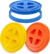Hacaroa 3 Pieces 5 Gallon Bucket Lids, 12 Inch Plastic Screw Top Seal Lids, Leak