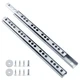 1 Pair Drawer Slides 7.16 Full Extension Slide Track Rail Ball Bearing Two Wa...