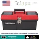 CRAFTSMAN Tool Box, Lockable, 16 in. Red/Black - Lockable Tool Box