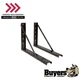 Buyers Products 1701015, 24x24" Welded Black Structural Steel Mounting Brackets