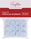 12 Pcs Sewing Machine Bobbins - Premium Class 15 Bobbin - Fits Singer Sewing Mac
