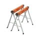 BORA Workhorse Saw horses 2 pack Folding Heavy Duty Metal Sawhorse with 2x4 B...