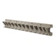 Suncast V713 2 Foot Wall Mounted Garage Garden Hand Tool Organizer, Platinum
