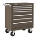 Kennedy 297Xb Rolling Tool Cabinet, K2000 Series, 7-Drawers, Brown, 29" W X 20"