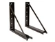 Buyers Products 1701006B, 18x18" Bolted Black Formed Steel Mounting Brackets
