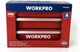 WORKPRO Mini Tool Chest 2 Drawer Storage Box Red Metal Toolbox Portable Organize