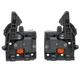 Pair of DTC Undermount Drawer Slide Left & Right Locking Device Set, Gray 