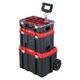 CRAFTSMAN VERSASTACK 3 Piece Plastic and Metal Wheels Lockable Tool Box