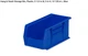 EACH Akro-Mils 30-230 Blue Hanging Stacking Bins, 10-7/8"L x 5-1/2"W x 5"H(DR)