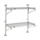 METRO SW53C-2-2436 Wire Wall Shelf,34x24x36in,ShlfCap 125lb 1BEX5