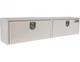 Buyers Products #1702840 - 16x13x72" White Steel Topsider Truck Tool Box