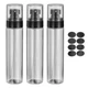 uxcell 3Pcs Small Spray Bottles, 120ml/4 oz Travel Size Transparent 