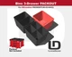 Milwaukee PACKOUT Organizer Bins | 3-Drawer Storage | 48-22-8443 | Black or Red