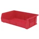 6 Pack 30255 Red Akro-Bin Stackable Hangable Bins: 16-1/2"W x 10-7/8"D x 5"H
