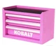 NEW Kobalt Mini-Base 3-Drawer Pink Steel Toolbox HTF